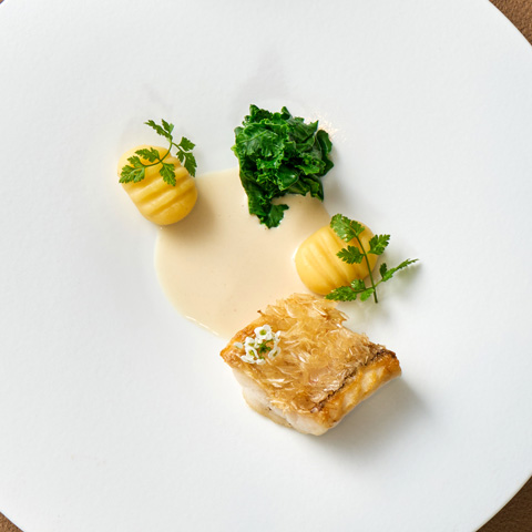 甘鯛のクルスティアン シャンパンソース