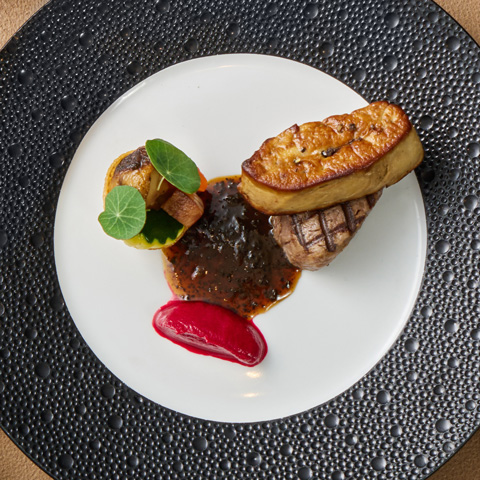 国産牛フィレ肉とフォアグラのロッシーニ