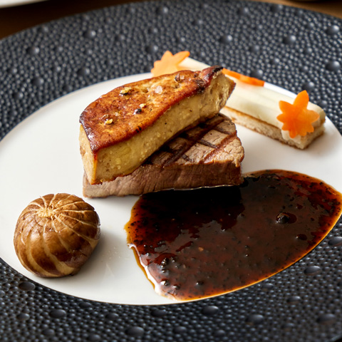 黒毛和牛フィレ肉とフォアグラのロッシーニ