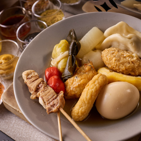 おでん12種~いろいろな薬味で~