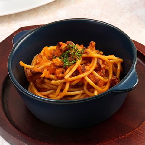 北海道産水蛸のトマトパスタ